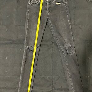 Rag & Bone Women's Gray Distressed Skinny Jeans